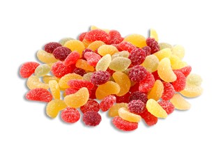 Ökovital Fruttini mix - Vruchtensnoepjes zonder gelatine bulk bio 1,25kg - 6843